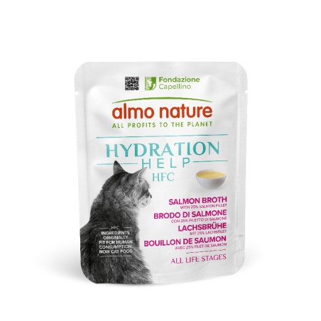 ALMO ALMO HFC BUSTA 50gr HYDRATATION HELP BRODO DI SALMONE E SALMONE