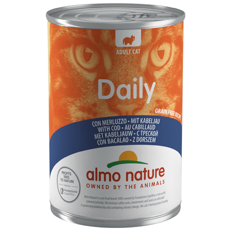 ALMO ALMO DAILY GATTO 400 GR MERLUZZO