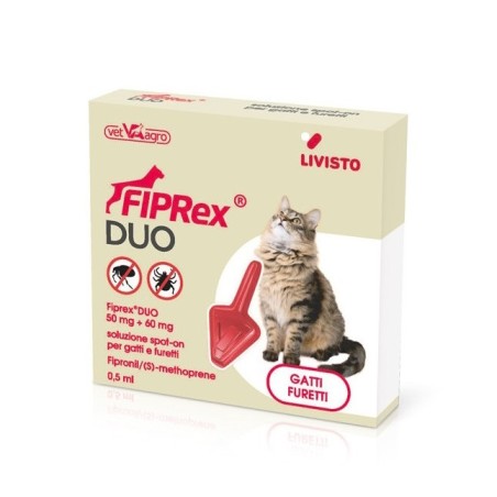 LIVISTO FIPREX DUO GATTI/FURETTI 1 PIPETTA