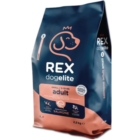  REX DOG ELITE ADULT SMALL SALMONE KG 2,5