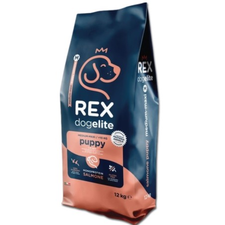  REX DOG ELITE PUPPY MEDIUM/LARGE SALMONE KG 12