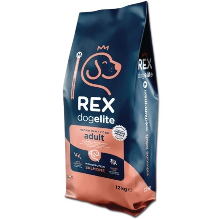  REX DOG ELITE ADULT MEDIUM LARGE SALMONE KG 12