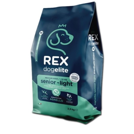  REX DOG ELITE SENIOR/LIGHT MEDIUM LARGE AGNELLO KG 2,5