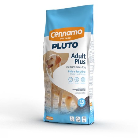  PLUTO 15KG ADULT MEDIUM/MAXI POLLO TACCHINO