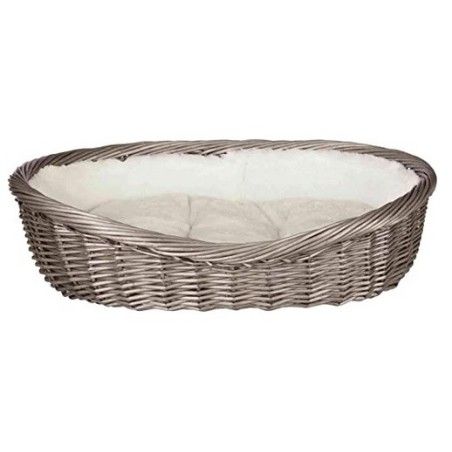 CESTA TRIXIE IN VIMINI SCURO MIS.60