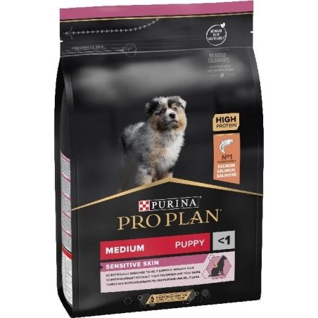 PURINA PRO PLAN DOG OPTIDERMA PUPPY SENSITIVE MEDIUM 3KG