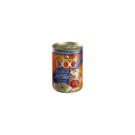 SPECIAL DOG PATE' GR.400 AGNELLO TACCHINO 