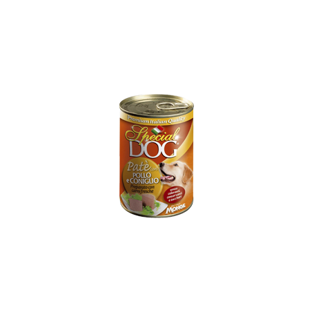 SPECIAL DOG PATE CON POLLO CONIGLIO GR.400