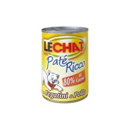 LE CHAT PATE' RICCO FEGATO POLLO 400GR