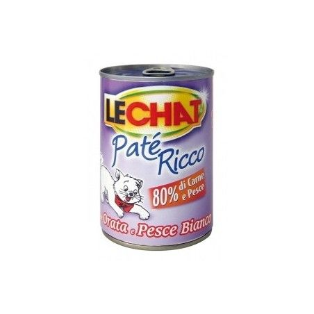 LE CHAT PATE' RICCO ORATA PESCE BIANCO 400GR