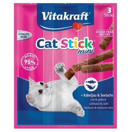 VITAKRAFT CAT STICK MINI MERLUZZO 