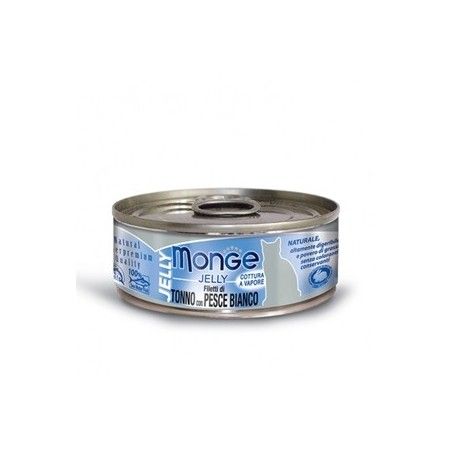 MONGE JELLY GR.80 TONNO PESCE BIANCO 