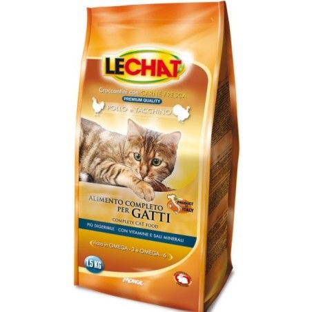 LECHAT CROCCANTINO POLLO TACCHINO 1,5KG