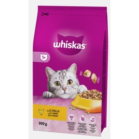 WHISKAS CROCCANTINI GR.300 POLLO