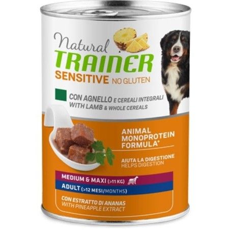 TRAINER NATURAL SENSITIV ADULT M/M AGNELLO E CEREALI GR 400