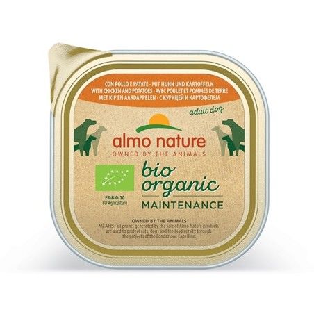 ALMO BIO PATE' VASCHETTA CANE GR.300 POLLO PATATE