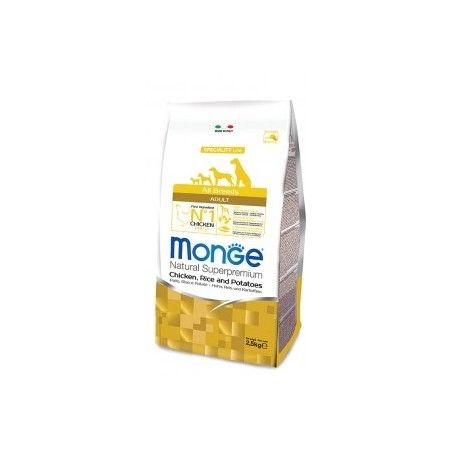 MONGE ALL BREEDS ADULT POLLO RISO PATATE KG.2,5