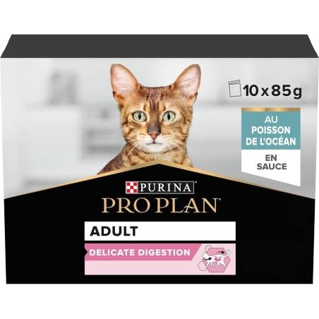 PURINA PROPLAN MULTIPACK BUSTE 10X85GR DELICATE PESCE DELL'OCEANO