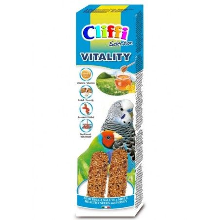 CLIFFI STICKS PAPPAGAL. VITALITY