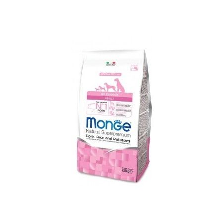 MONGE ALL BREEDS ADULT MAIALE RISO PATATE KG.2,5