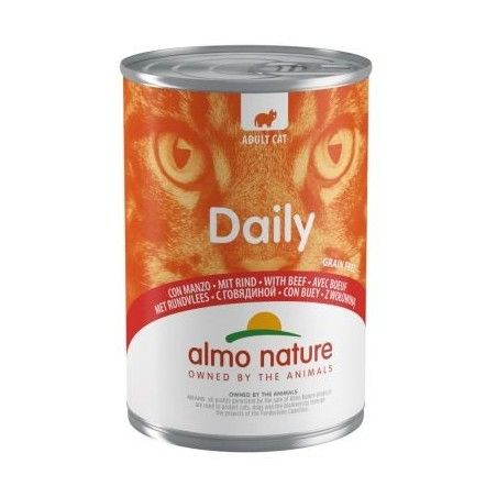 ALMO DAILY GATTO 400 GR MANZO