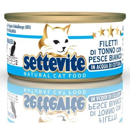 ***NON DISPONIBILE***SETTEVITE FILETTI DI TONNO CON PESCE BIANCO 70 gr