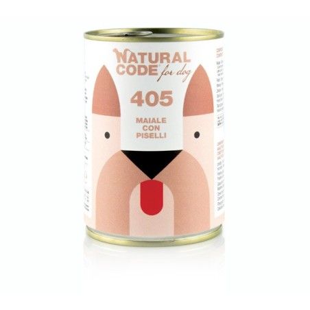 ***NON DISPONIBILE***NATURAL CODE GR.400 MAIALE PISELLI -405-