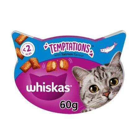 WHISKAS TEMPTATION GR.60 SALMONE 