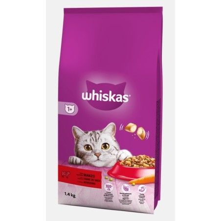 WHISKAS CROCCANTINI KG.1,4 MANZO 