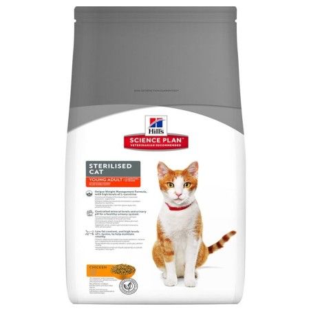 HILL'S SCIENCE PLAN STERILISED CAT ADULT ALIMENTO PER GATTI  CON  POLLO KG.1,5