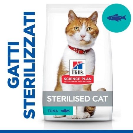 HILL'S SCIENCE PLAN STERILISED ADULT ALIMENTO PER GATTI CON TONNO KG.1,5 