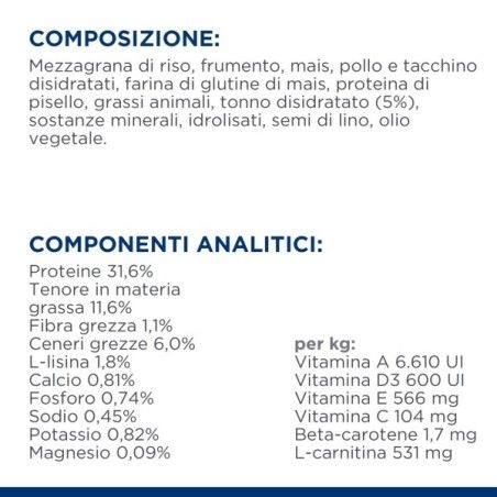 HILL'S SCIENCE PLAN STERILISED ADULT ALIMENTO PER GATTI CON TONNO KG.1,5 