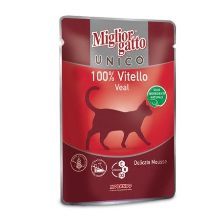 MIGLIOR GATTO UNICO BUSTA GR.85 VITELLO