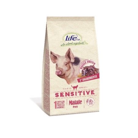 LIFE CAT DRY 1,5KG SENSITIVE PORK