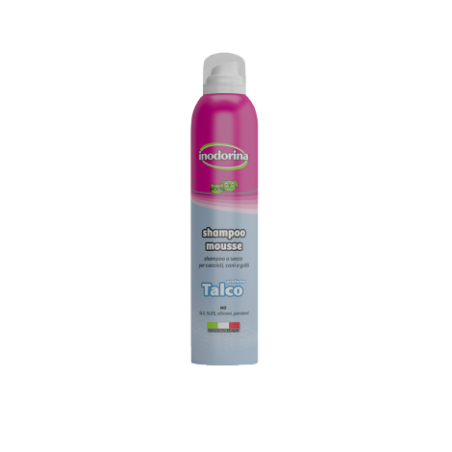 INODORINA SHAMPOO SECCO MOUSSE TALCO 300 ml