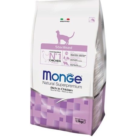 MONGE CAT STERILISED POLLO KG.1,5