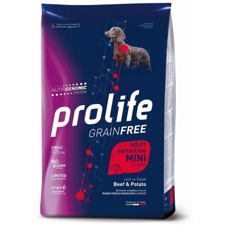 PROLIFE DOG ADULT SENS. BEEF & POTATO - MINI KG. 2