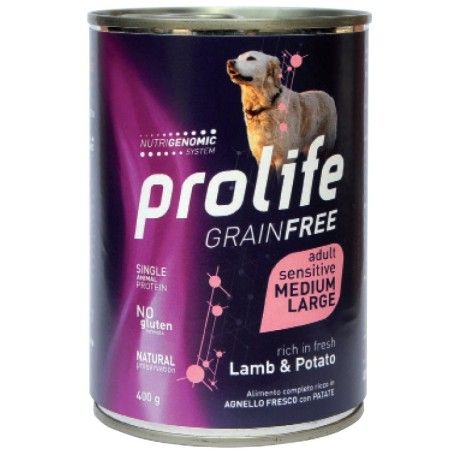 PROLIFE DOG ADULT SENS. LAMB & POTATO - MEDIUM/LARGE GR. 400