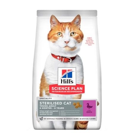 HILL'S SCIENCE PLAN STERILISED CAT ADULT ALIMENTO PER GATTI CON ANATRA GR. 300