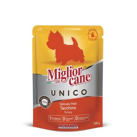 MIGLIOR CANE UNICO BUSTA GR. 100 TACCHINO