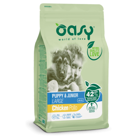 OASY DOG PUPPY JUNIOR LARGE POLLO KG. 12