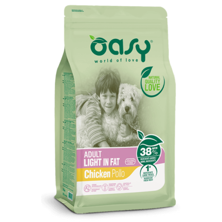 OASY DOG ADULT LIGHT IN FAT POLLO KG. 12