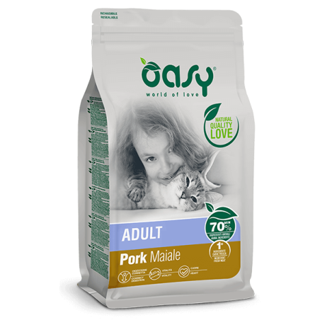 OASY CAT ADULT PORK KG. 1,5