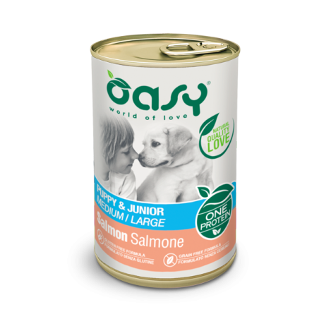 OASY DOG MONOPROTEICO GR. 400 PUPPY SALMONE