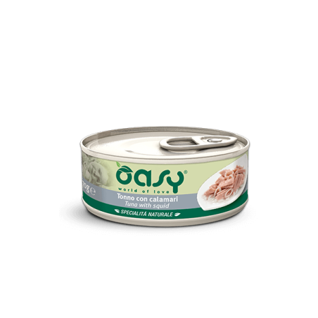 OASY CAT TONNO C/CALAMARI GR. 150