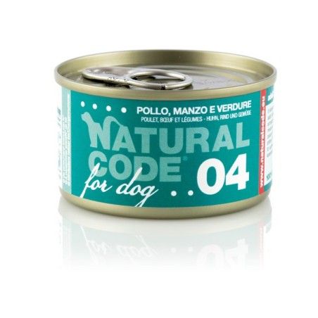 NATURAL CODE DOG GR. 90 POLLO MAN VERDURE-04