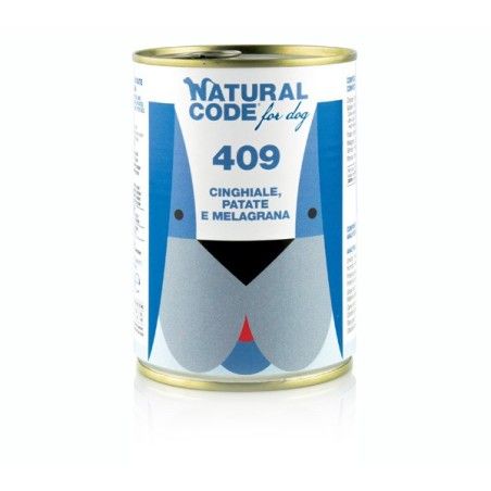 NATURAL CODE GR.400 CINGHIALE PATATE MELOGRANO-409