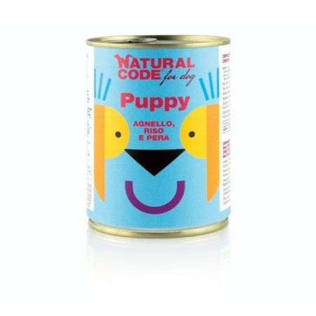 NATURAL CODE GR.400 PUPPY02 AGNELLO RISO PERA