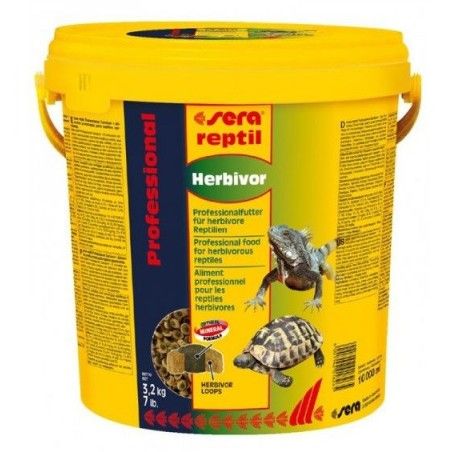 SERA NATURE REPTIL PROFESSIONAL HERBIVOR SECCHIELLO LT 10/ 3,2 KG 