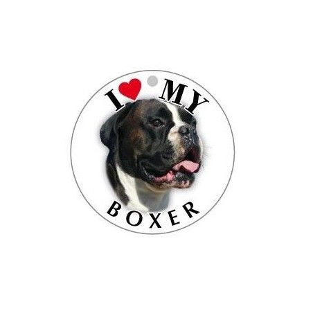 BOXER_SCURO - TONDA ( Dim. 30x30 )